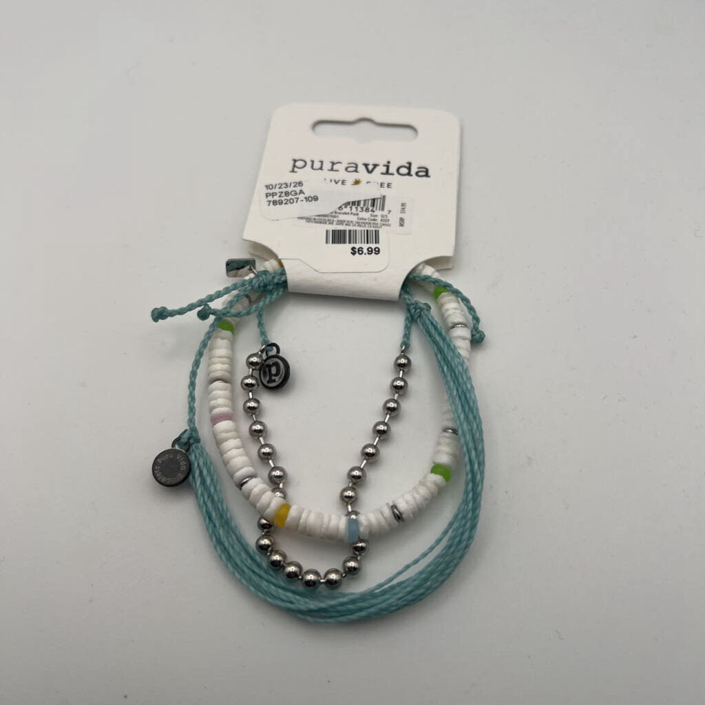 Pura Vida Multi Color Layered Bracelets