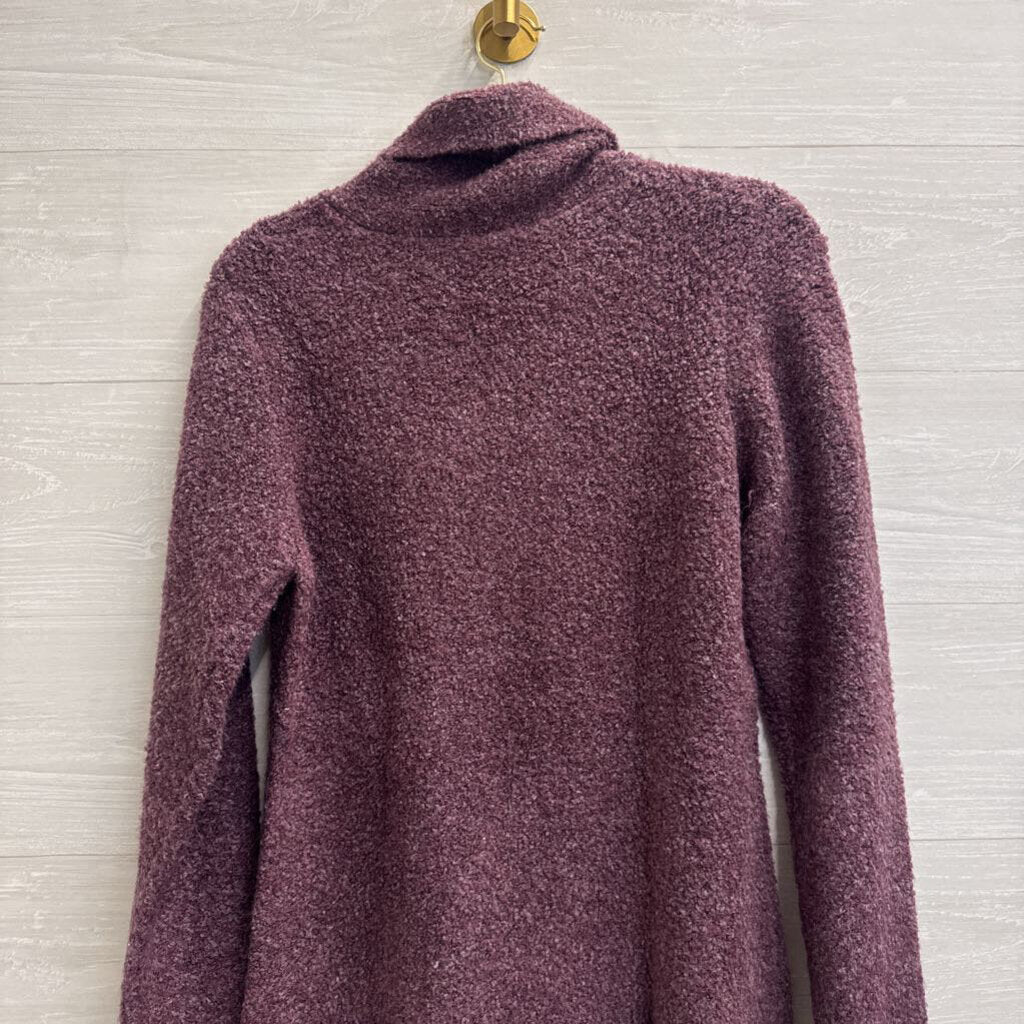 Wooby Purple Knit Long Sleeve Sweater Top Large