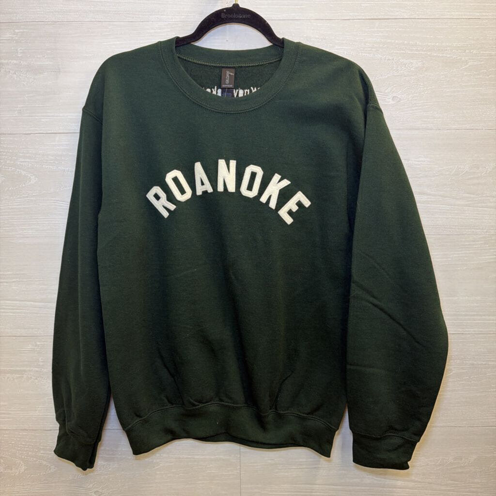 Gildan Green Roanoke Crewneck Sweatshirt Small