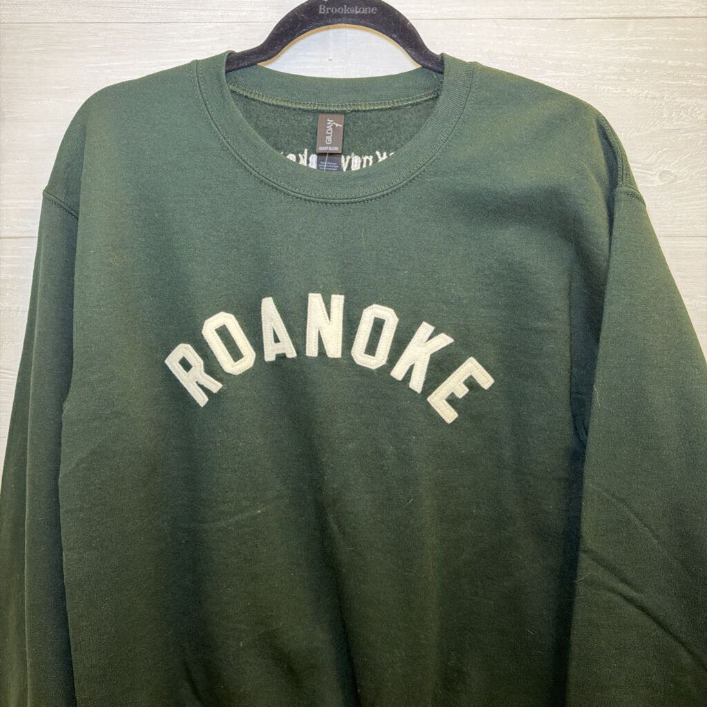 Gildan Green Roanoke Crewneck Sweatshirt Small