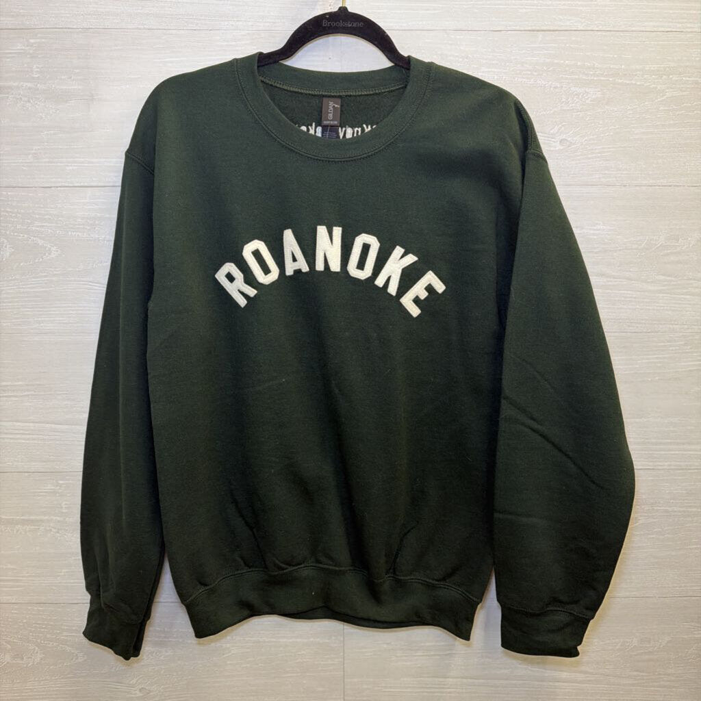 Gildan Green Roanoke Crewneck Sweatshirt Small