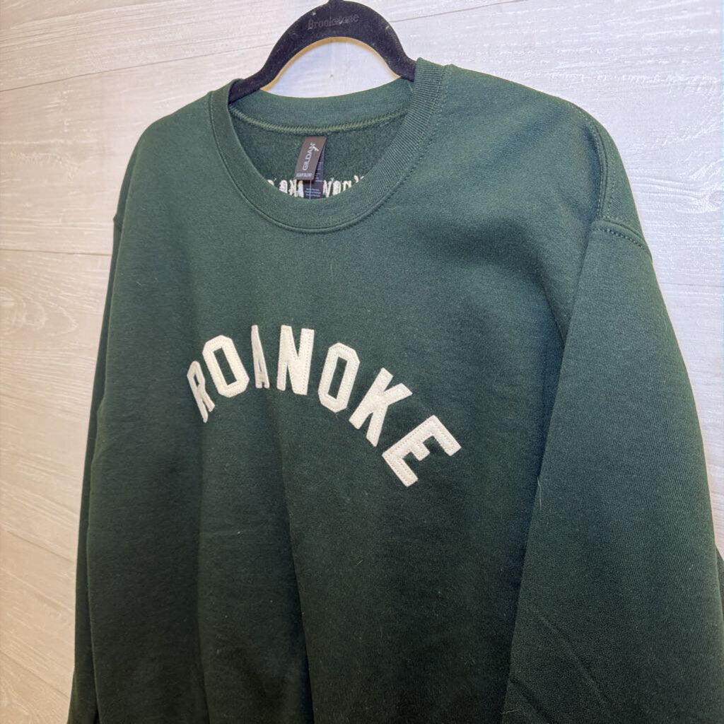 Gildan Green Roanoke Crewneck Sweatshirt Small