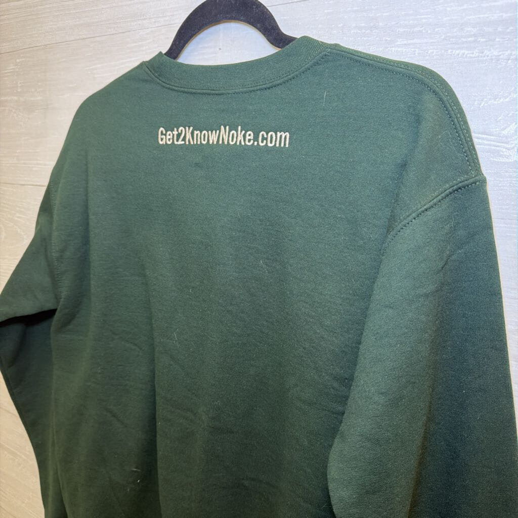 Gildan Green Roanoke Crewneck Sweatshirt Small