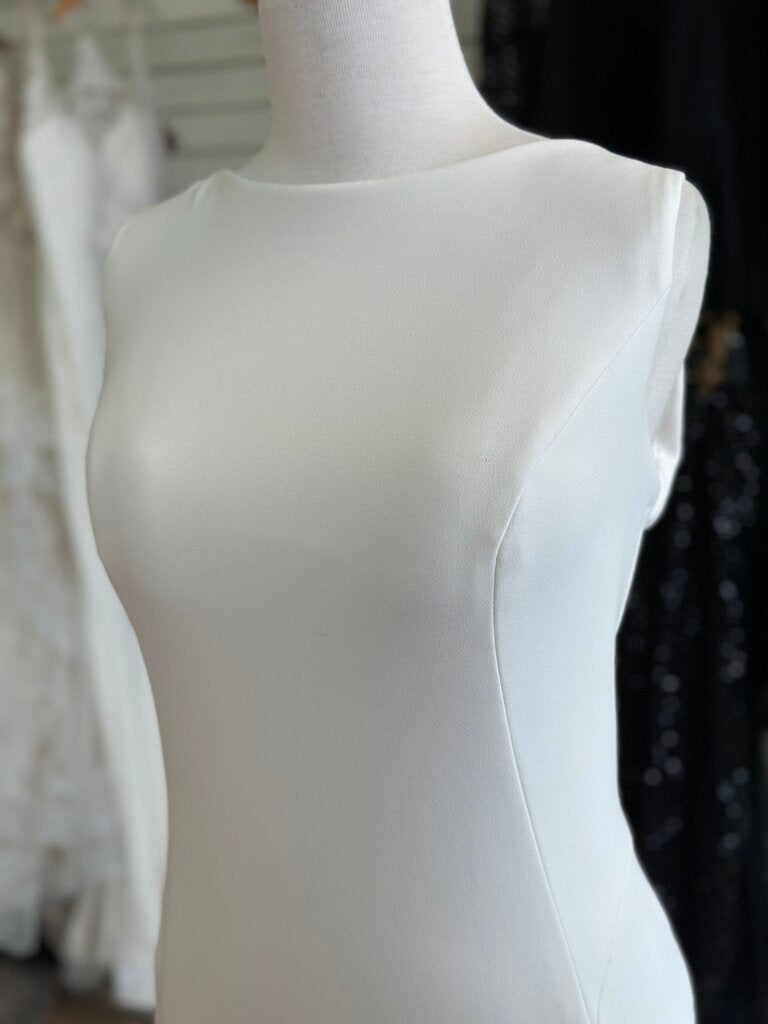 Maggie Sottero Ivory Crepe Bridal Gown 16