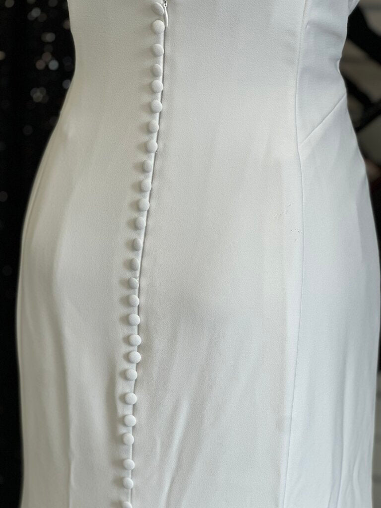 Maggie Sottero Ivory Crepe Bridal Gown 16