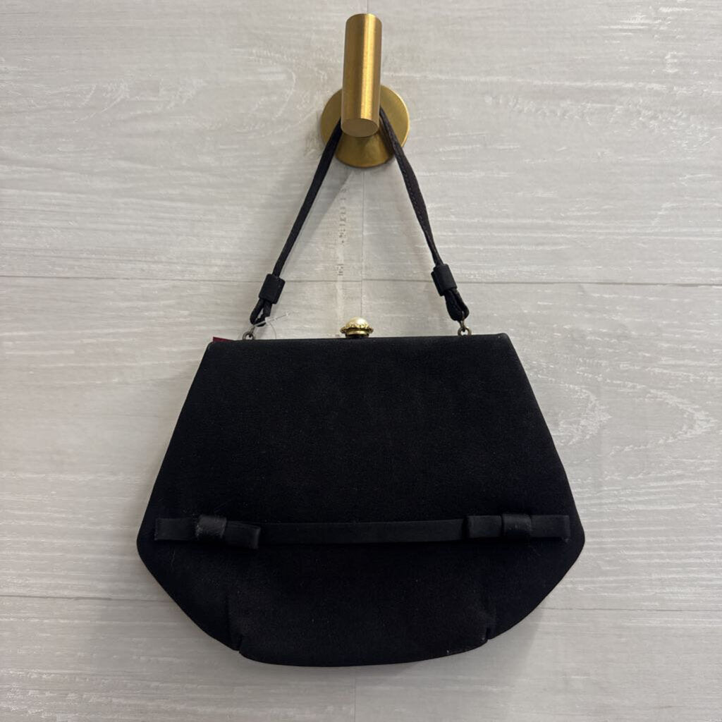Vintage Black Purse With Coin Purse