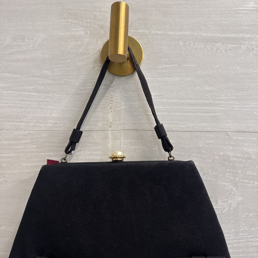 Vintage Black Purse With Coin Purse