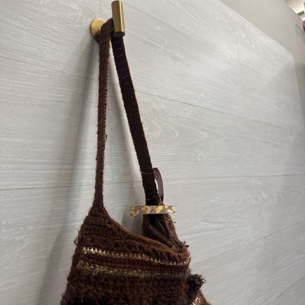 Cappelli Brown Woven Shoulder Purse