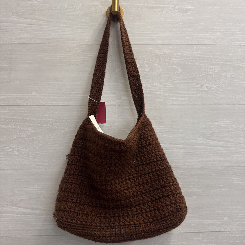 Cappelli Brown Woven Shoulder Purse