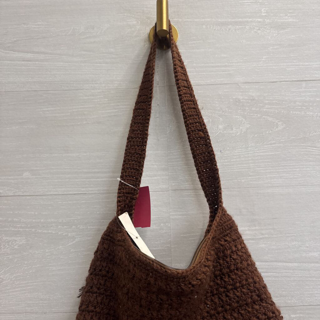 Cappelli Brown Woven Shoulder Purse
