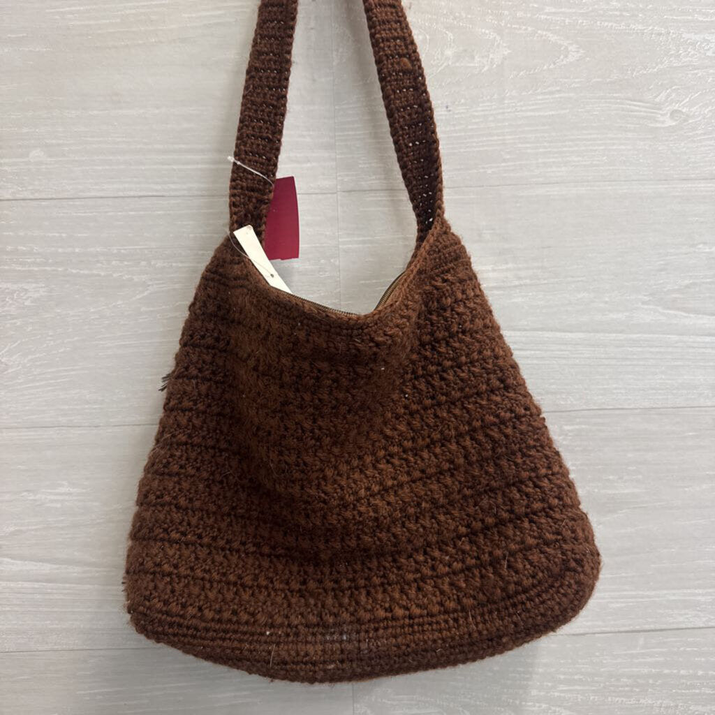 Cappelli Brown Woven Shoulder Purse