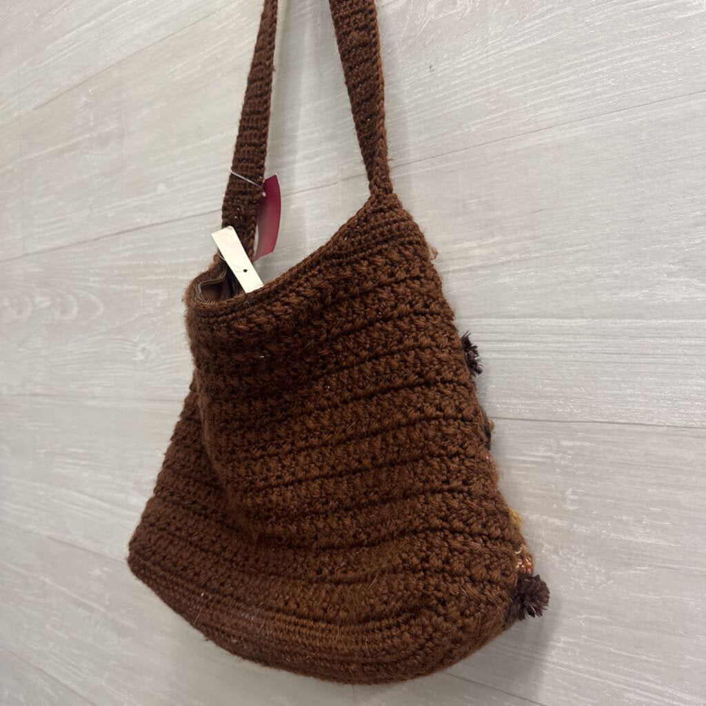 Cappelli Brown Woven Shoulder Purse