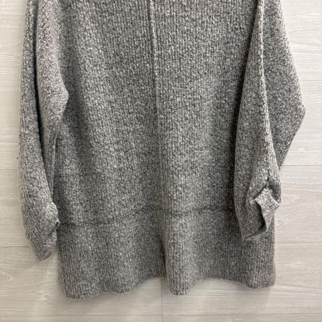 Fever Grey Soft Knit V Neck Sweater Extra Large