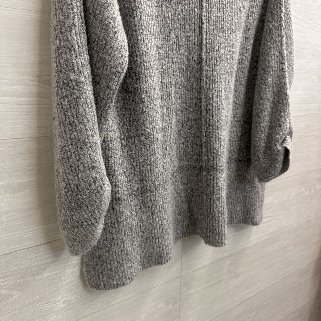 Fever Grey Soft Knit V Neck Sweater Extra Large