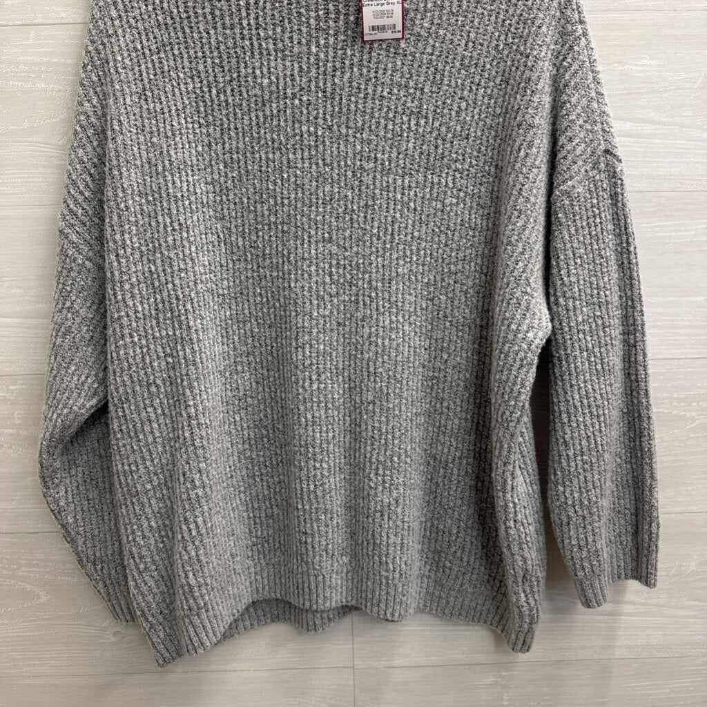 American Eagle Grey Crewneck Sweater Extra Large