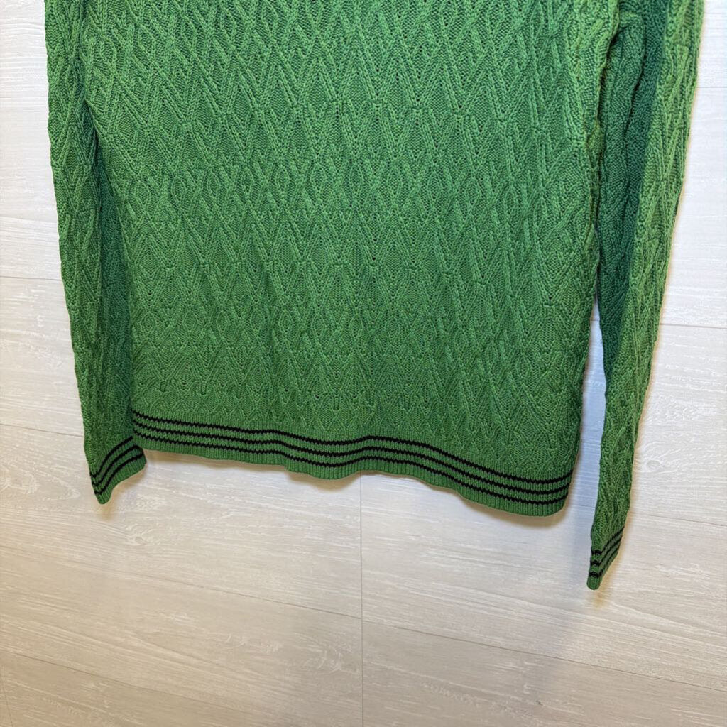 Cabi Green V Neck Sweater Small