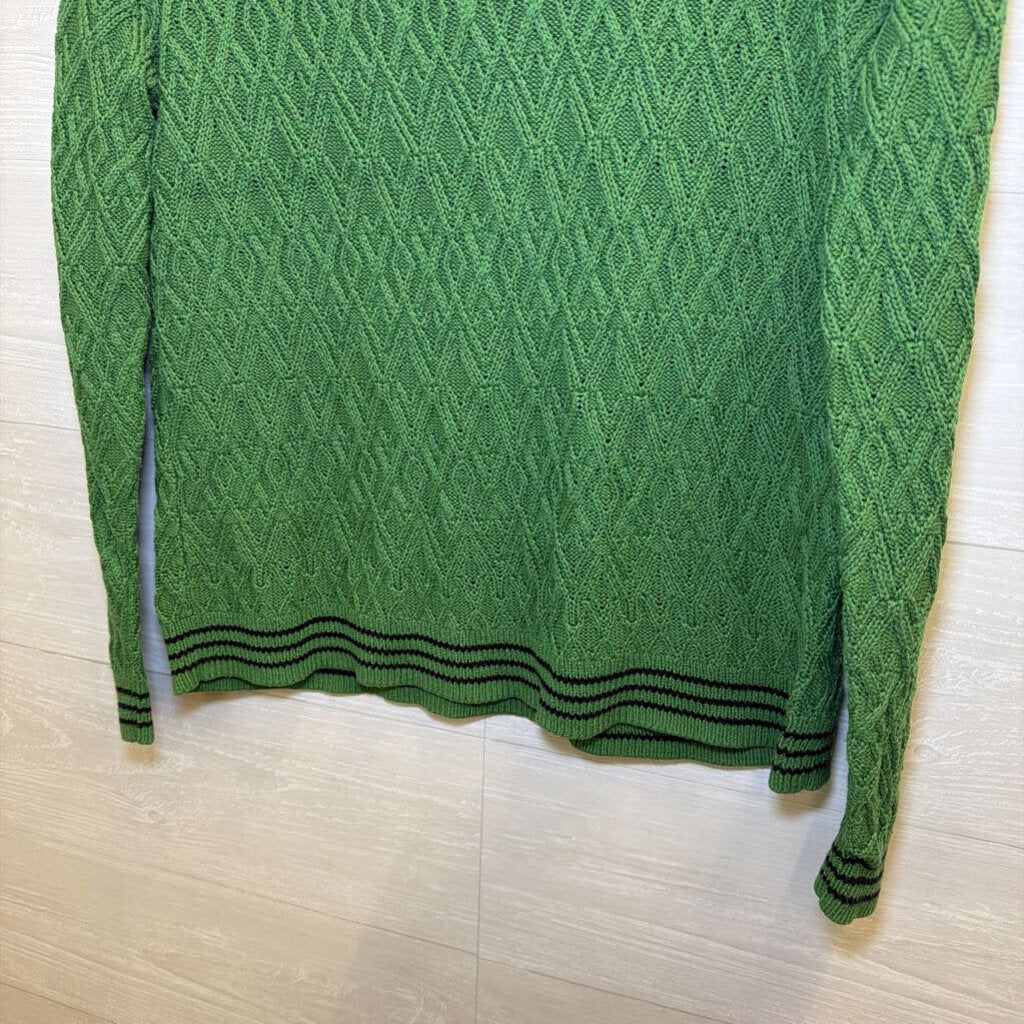 Cabi Green V Neck Sweater Small