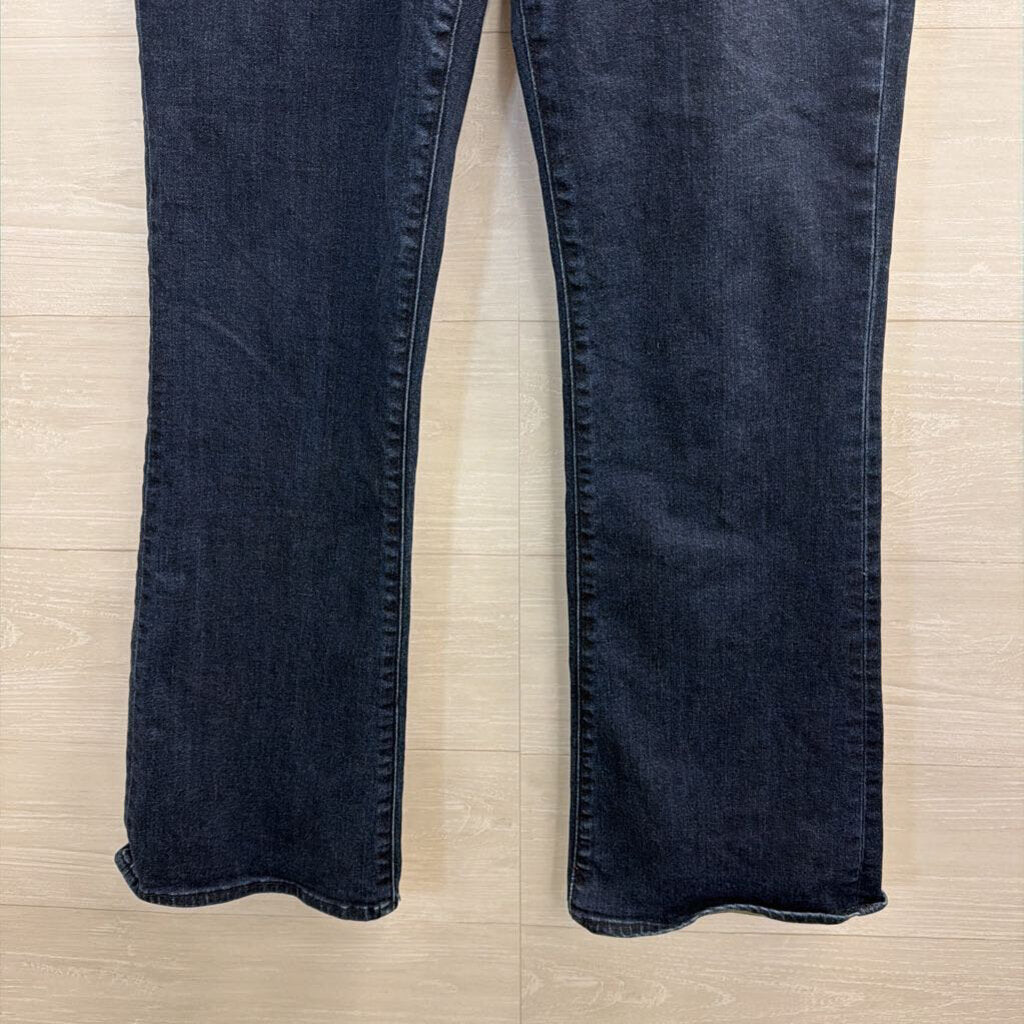 Gap Dark Wash Long and Lean Low Rise Jeans 28 Short