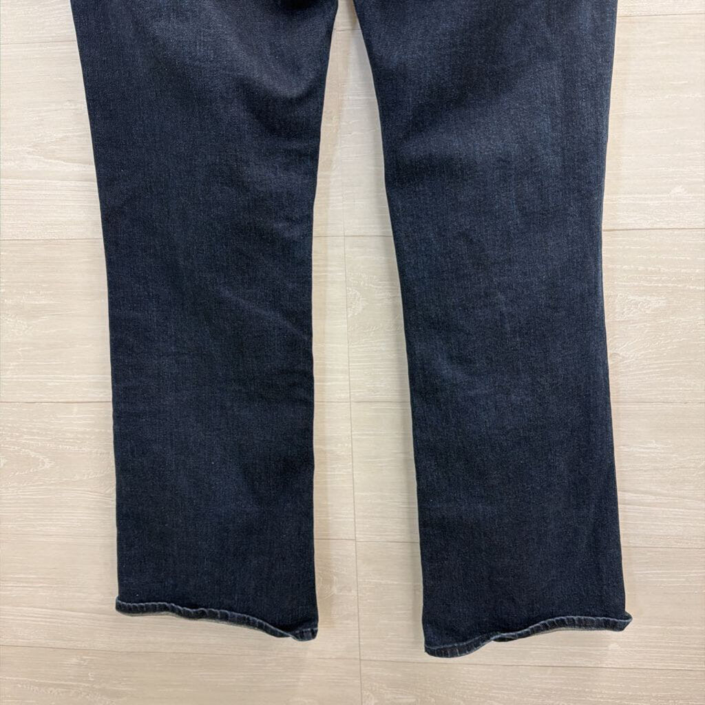 Gap Dark Wash Long and Lean Low Rise Jeans 28 Short
