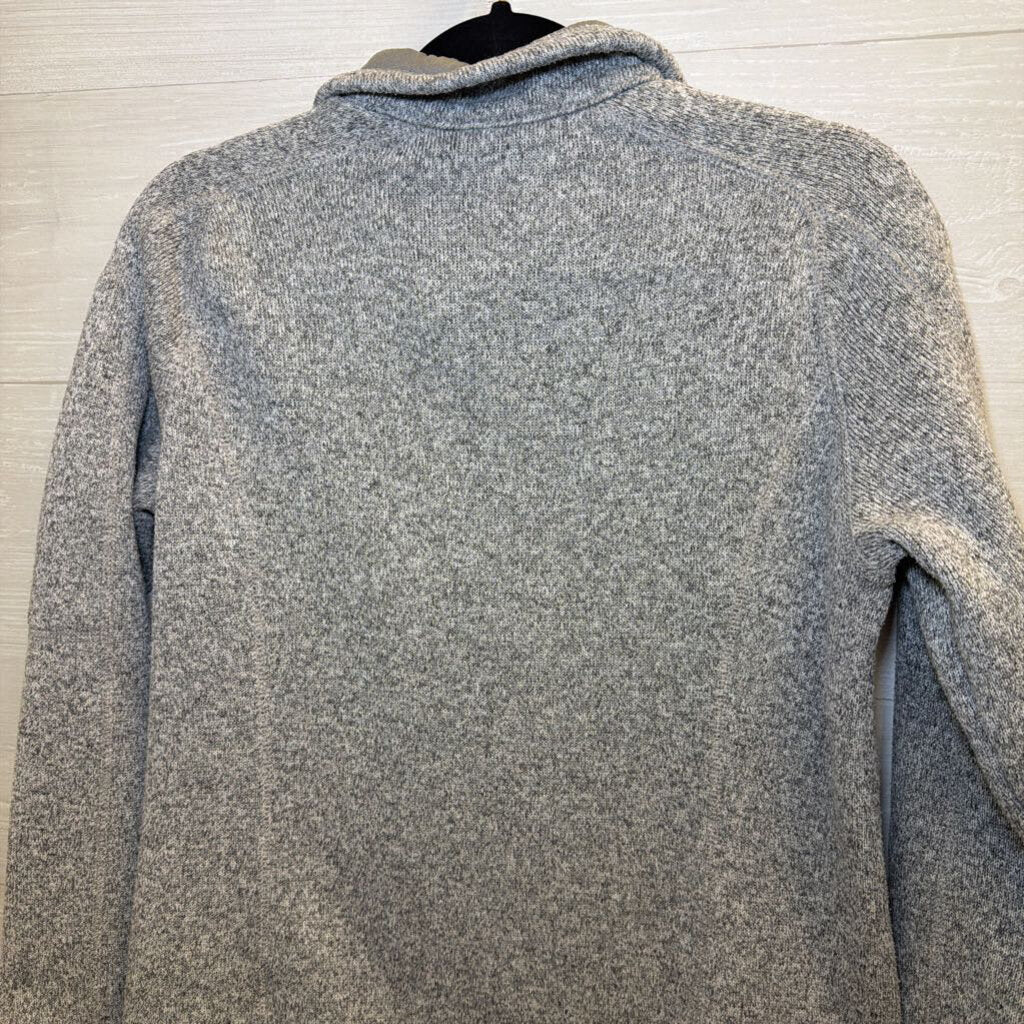 Patagonia Grey Quarter Zip Long Sleeve Pullover Medium