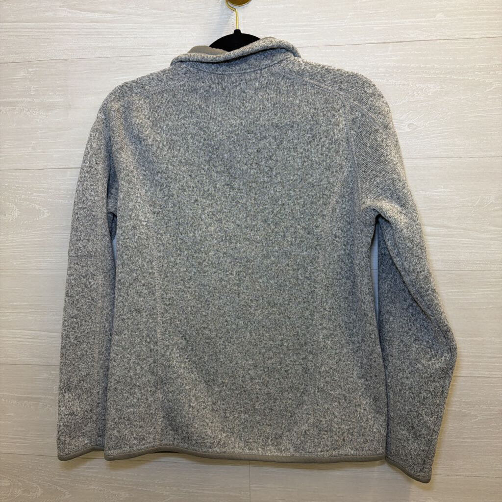 Patagonia Grey Quarter Zip Long Sleeve Pullover Medium