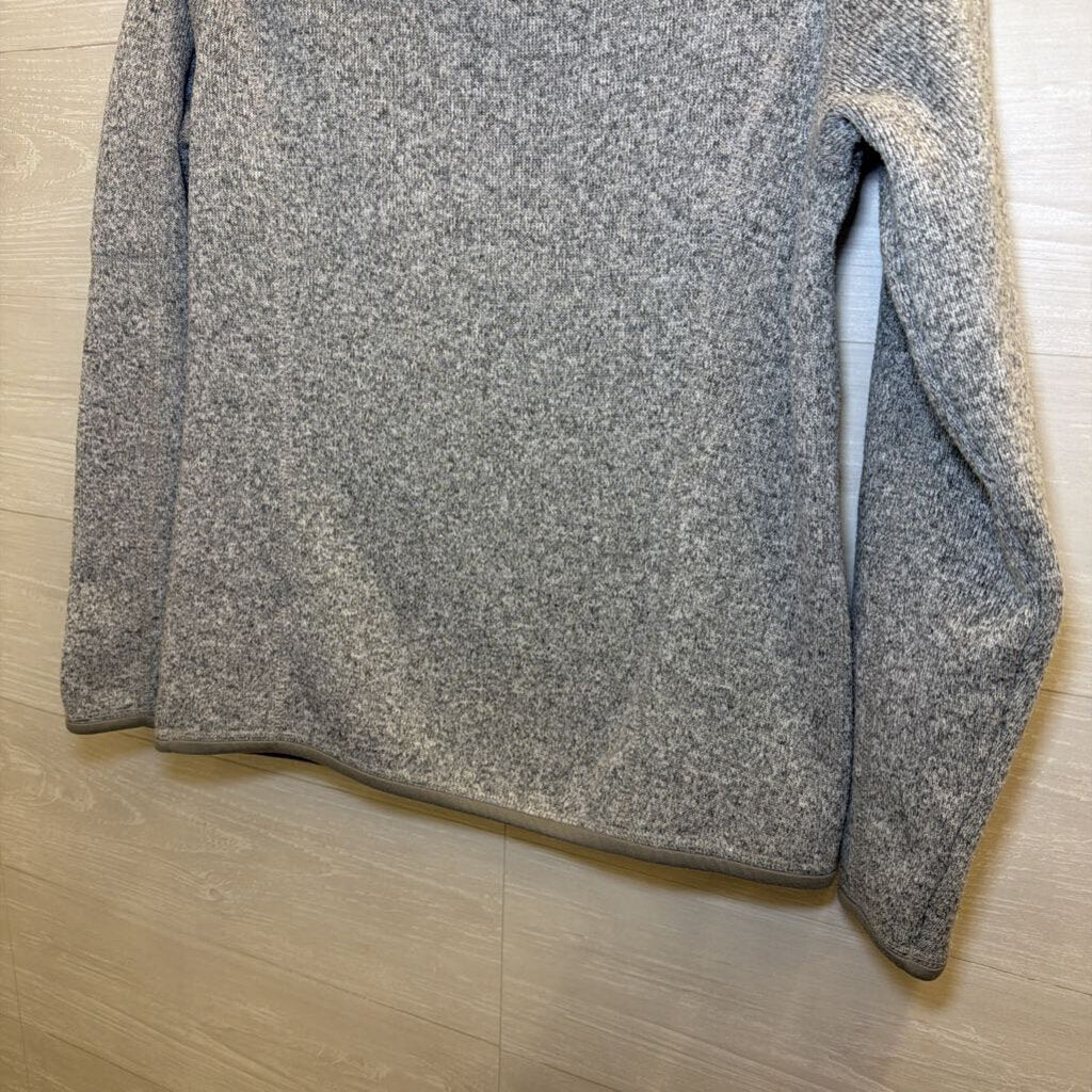 Patagonia Grey Quarter Zip Long Sleeve Pullover Medium