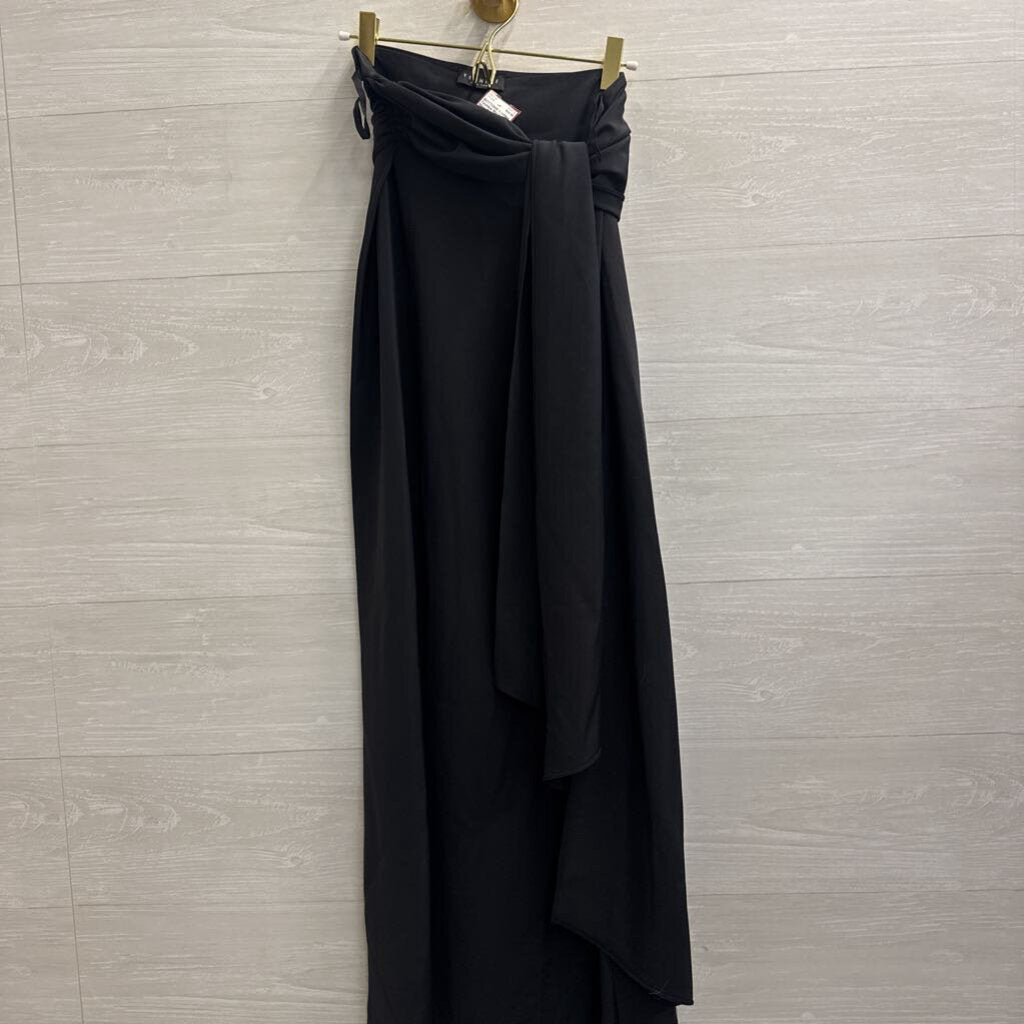 Yeohlee Black Silky Maxi Skirt 8