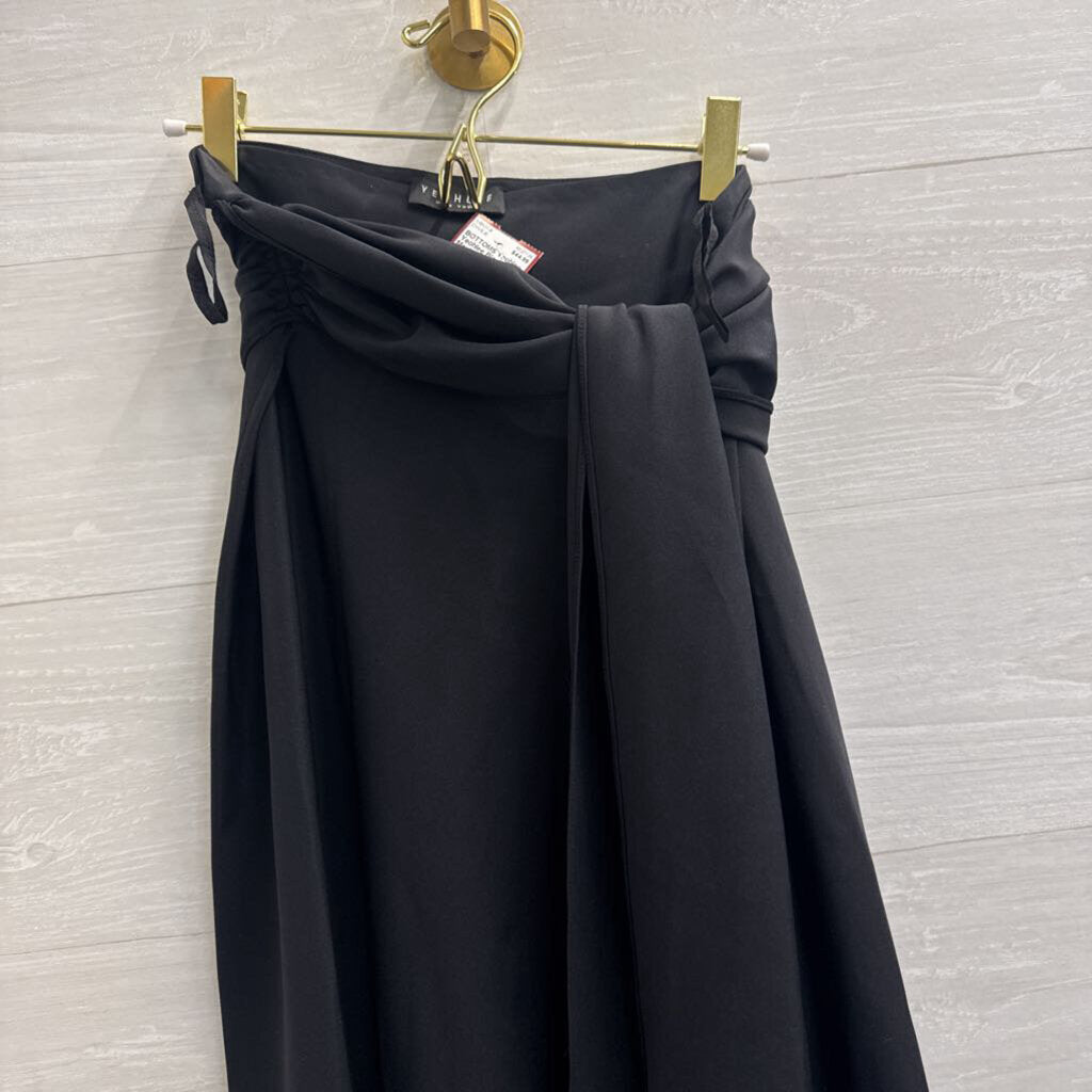 Yeohlee Black Silky Maxi Skirt 8