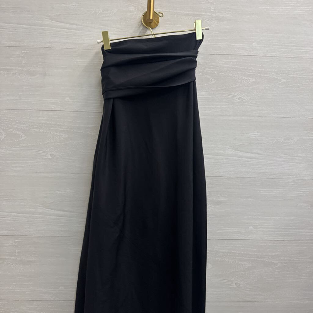 Yeohlee Black Silky Maxi Skirt 8