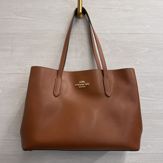 Coach Brown Nina Carryall Shoulder Purse