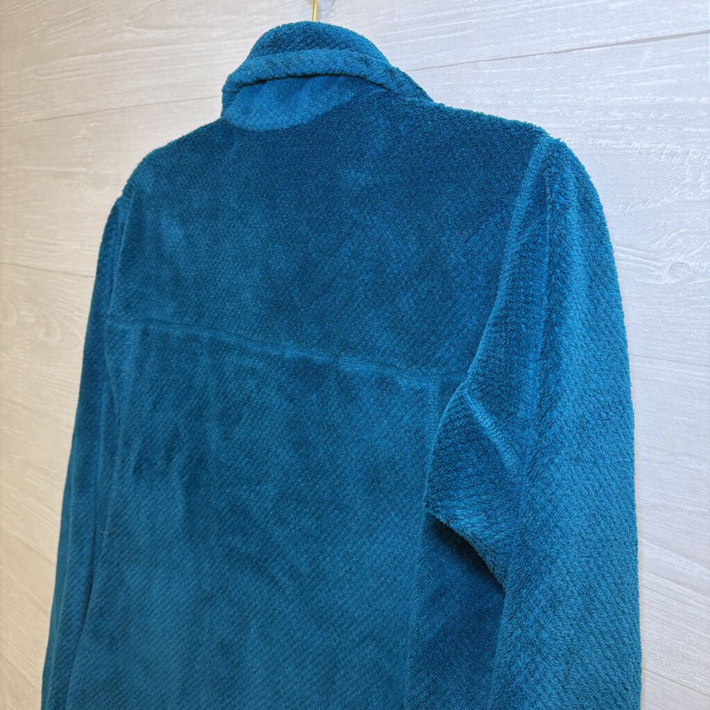 Patagonia Blue Soft Fleece Quarter Snap Pullover Large