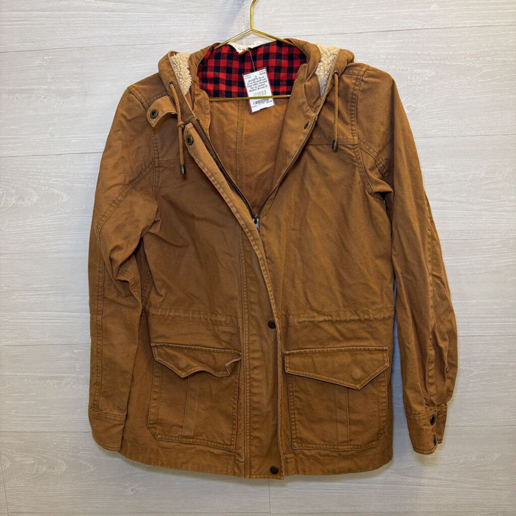 Orvis BrownFresh Field Utility Hooded Zip Up Jacket Medium