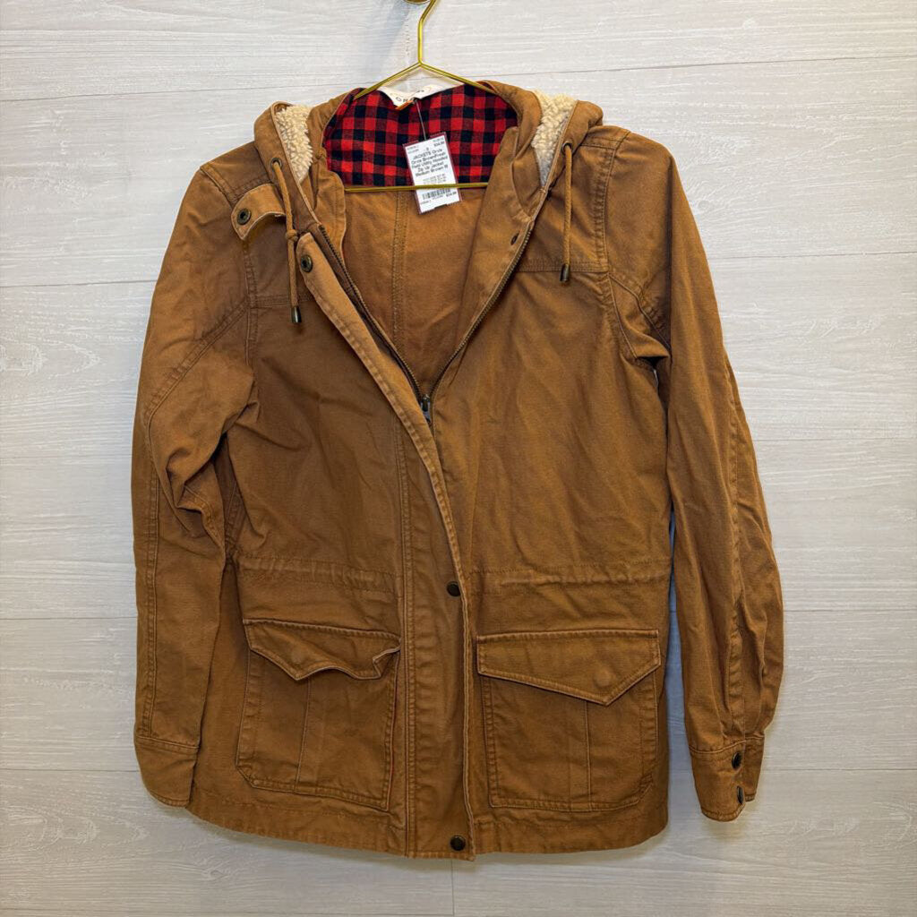 Orvis BrownFresh Field Utility Hooded Zip Up Jacket Medium