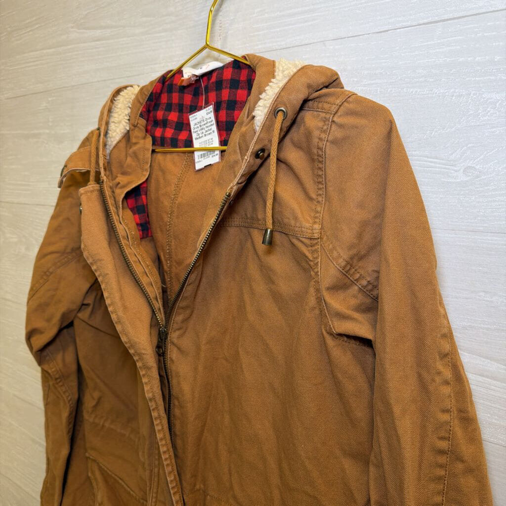 Orvis BrownFresh Field Utility Hooded Zip Up Jacket Medium