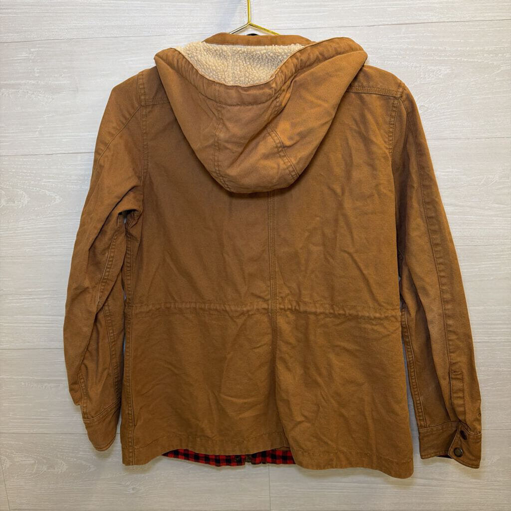 Orvis BrownFresh Field Utility Hooded Zip Up Jacket Medium