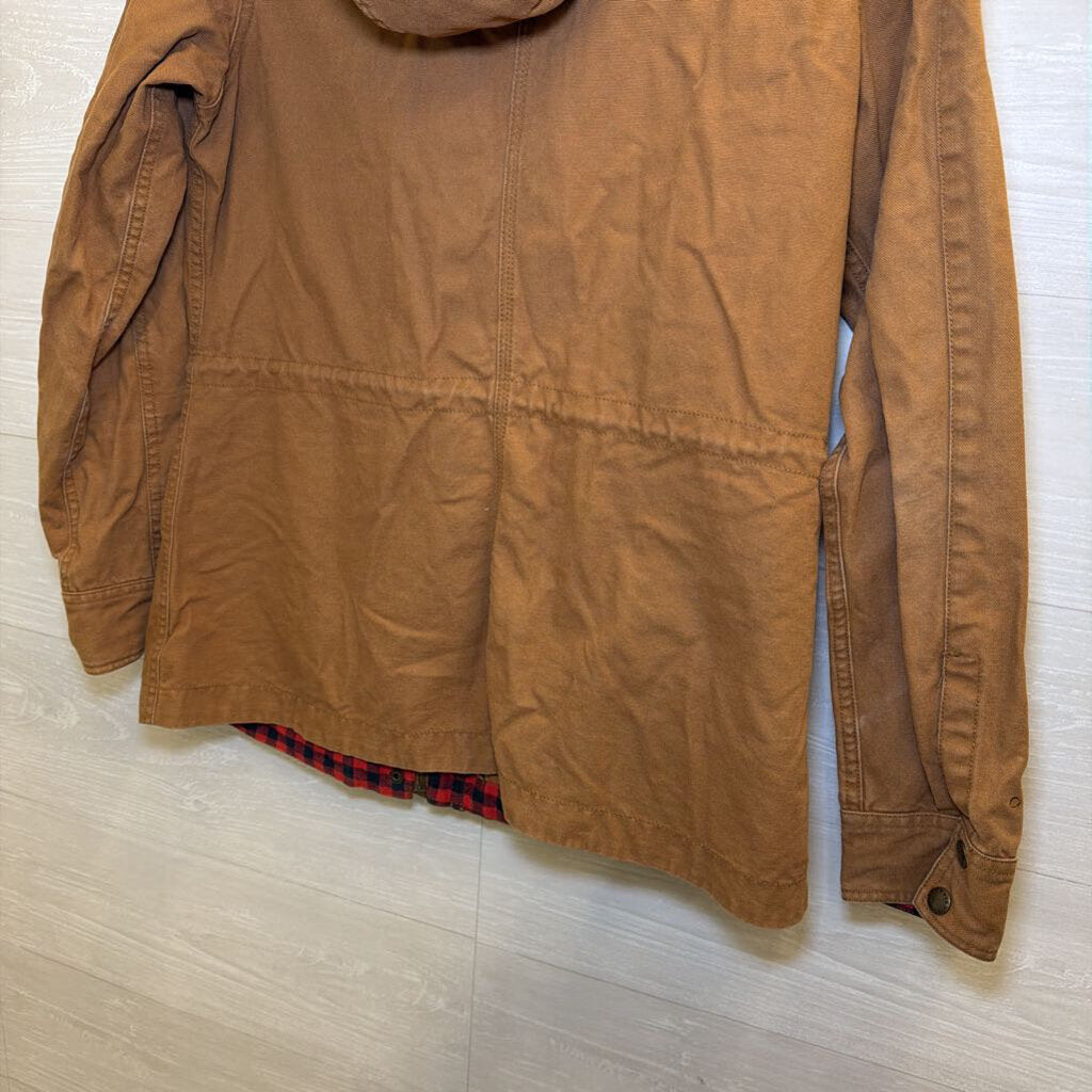 Orvis BrownFresh Field Utility Hooded Zip Up Jacket Medium