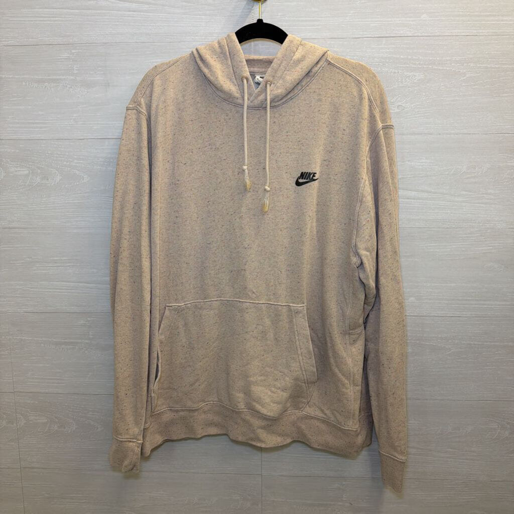 Nike Beige/ Multi Speckled Hoodie Extra Large