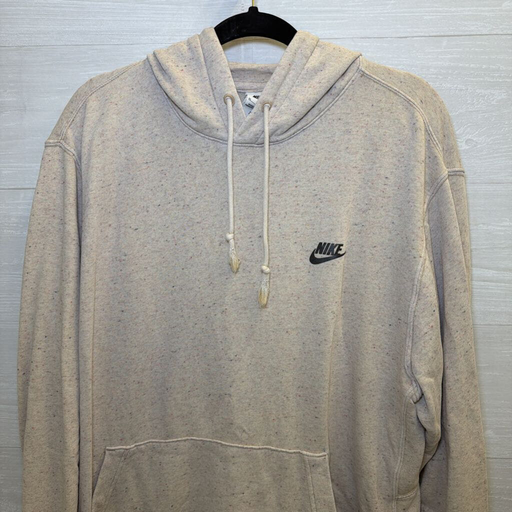 Nike Beige/ Multi Speckled Hoodie Extra Large