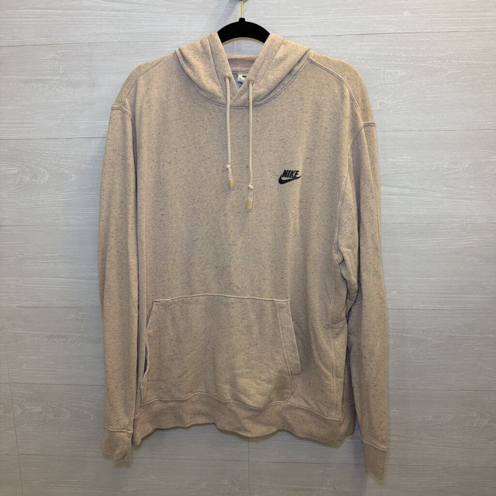 Nike Beige/ Multi Speckled Hoodie Extra Large
