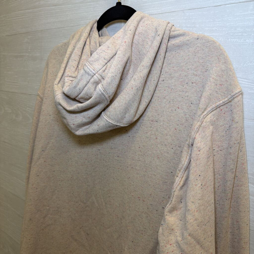 Nike Beige/ Multi Speckled Hoodie Extra Large