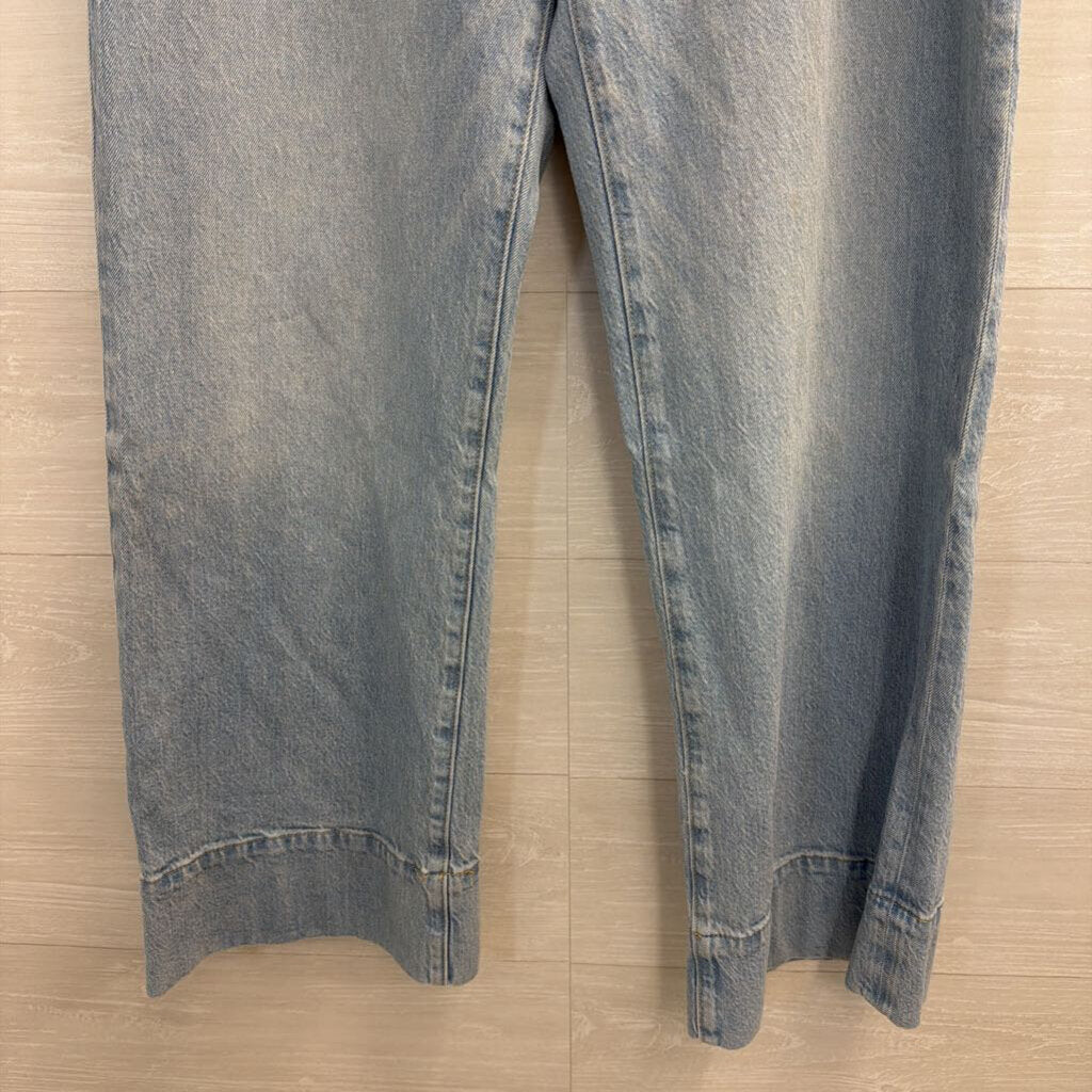Loft Light Wash The Wide Leg Jeans 8