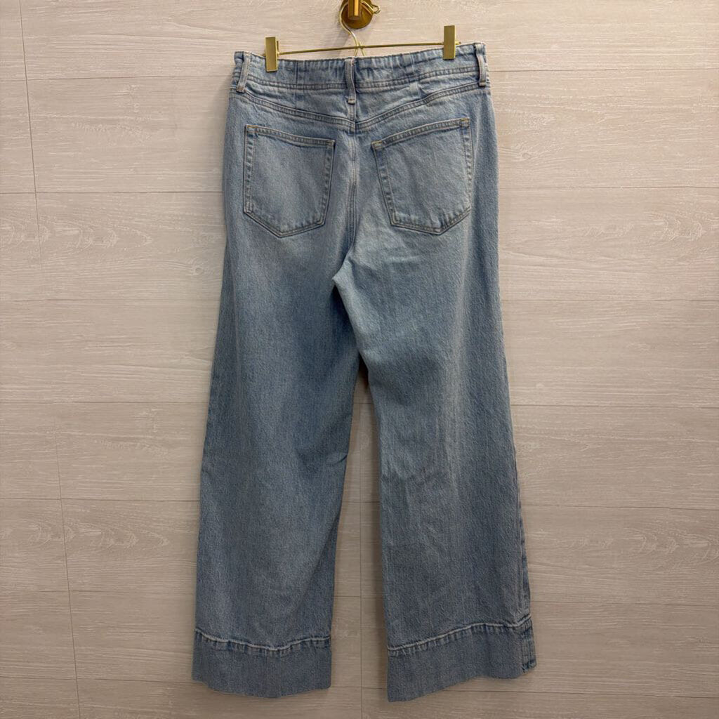 Loft Light Wash The Wide Leg Jeans 8