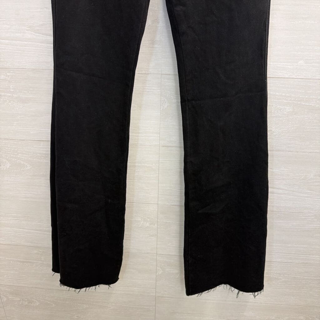 Flying Monkey Black Denim Flare Leg Jeans 27
