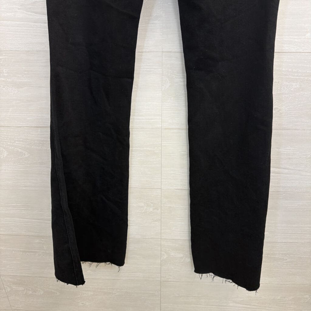 Flying Monkey Black Denim Flare Leg Jeans 27