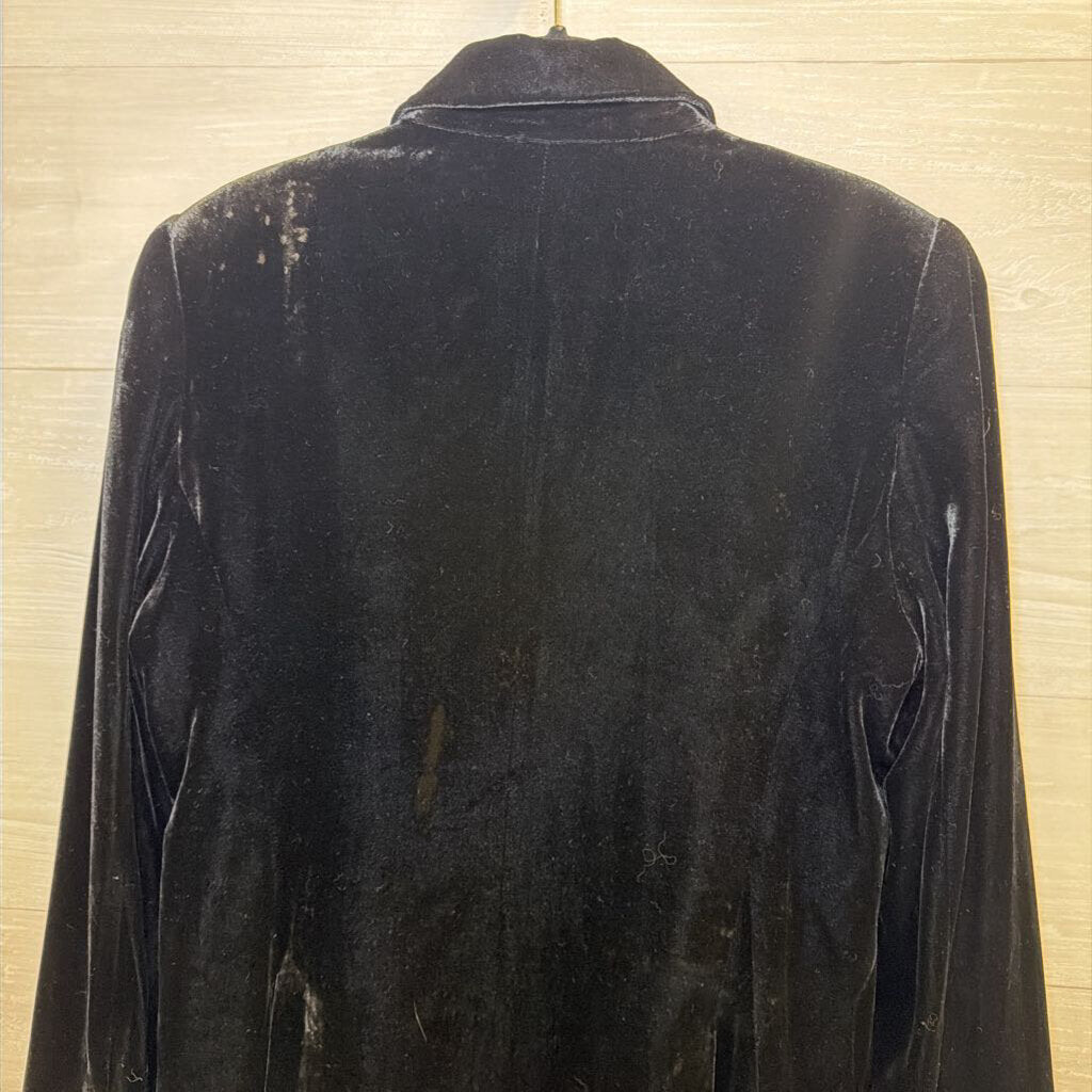 L'Agence Black Velvet Blazer 8