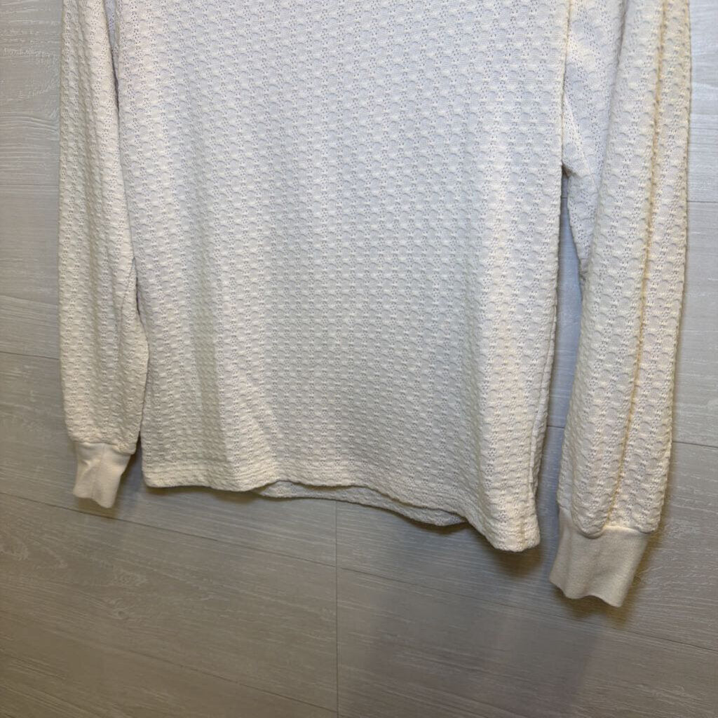 J Crew Cream Lightweight Knit Long Sleeve Top Extra Small