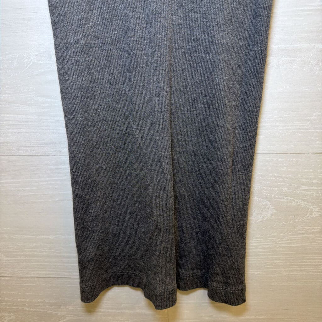Vince Grey Ribbed Tank Top Extra Small