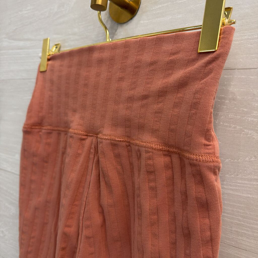 Offline by Aerie Pink Ribbed Biker Shorts Small
