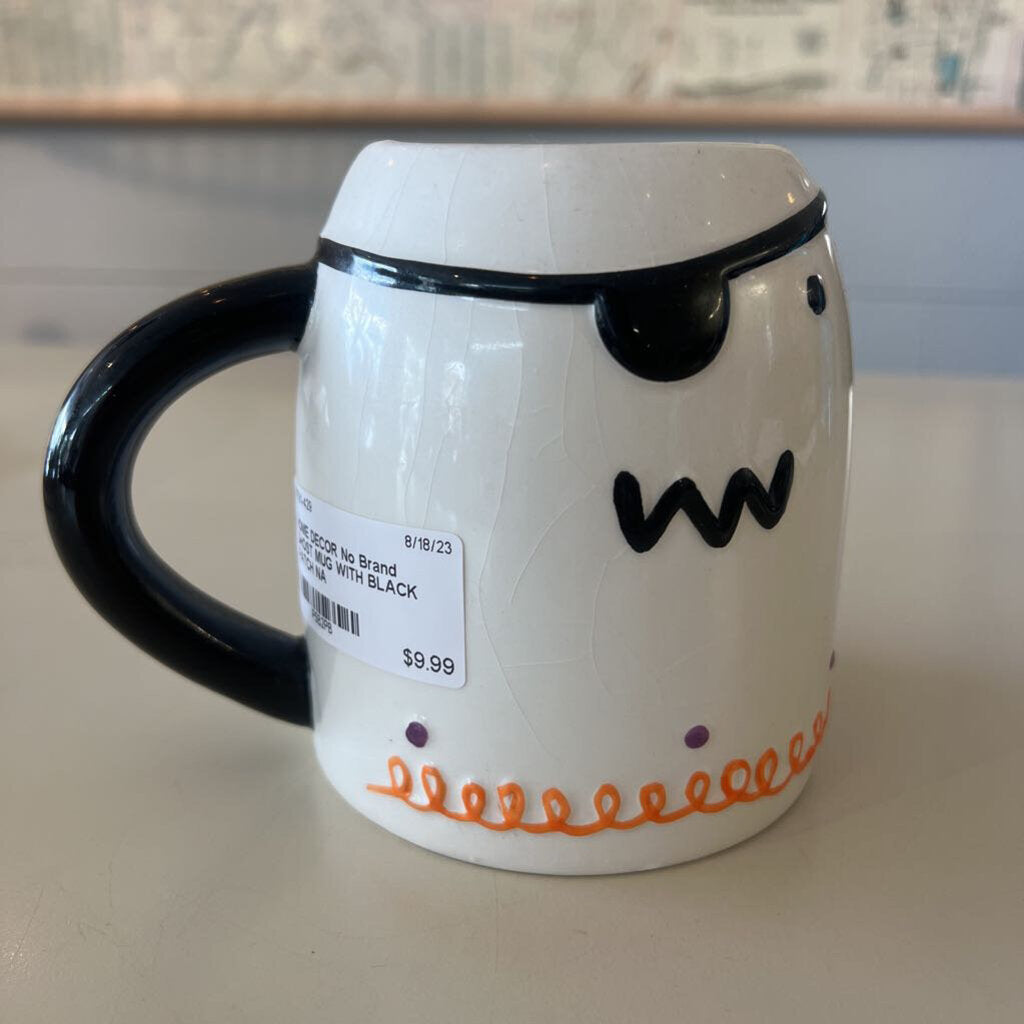 GHOST MUG WITH BLACK PATCH