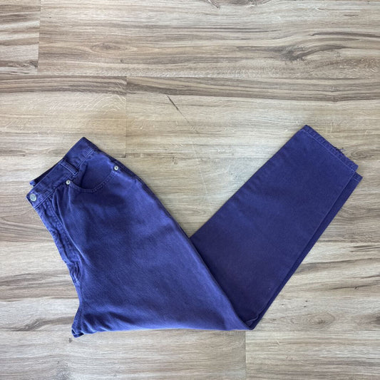 Vintage Purple Denim Mom Jeans 12